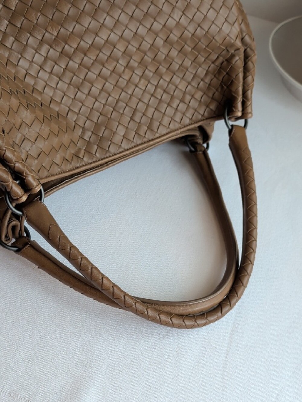 BOTTEGA VENETA Intrecciato Parachute Tote Bag Brown - Picture 12 of 16